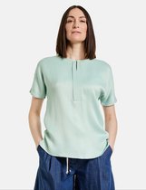 GERRY WEBER Dames Shirt met fijne glans