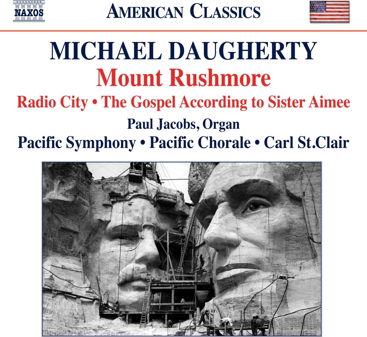 Paul Jacobs, Pacific Symphony, Pacific Choral, Carl St.Clair - Daugherty: Mount Rushmore (CD)