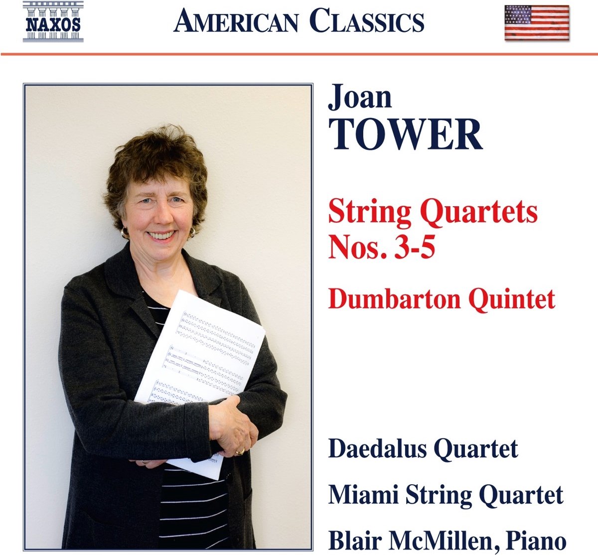 Daedalus String Quartet, Miami String Quartet, Blair McMillen - String Quartets Nos. 3-5 | Dumbarton Quintet (CD)