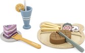 PolarB - ensemble repas en bois - ensemble repas en bois - speelgoed en bois à partir de 18 mois