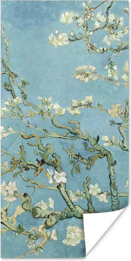 Poster Amandelbloesem - Van Gogh - Kunst - 40x80 cm