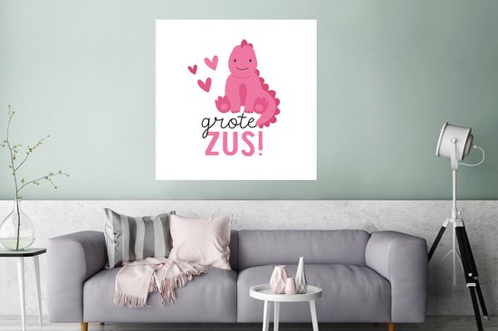 Affiche Citations - Grande soeur - Citations - Proverbes - Soeur - 75x75 cm