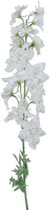 Viv! Home Luxuries Ridderspoor - kunstbloem - wit - 79cm - topkwaliteit