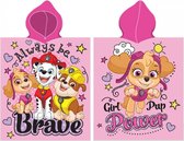 PAW Patrol Poncho Girl Power - 50 x 115 cm - Katoen