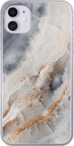 Telefoonhoesje Geschikt voor iPhone 11 hoesje - Natuurstenen - Mineralen - Patroon - Siliconen Telefoonhoesje