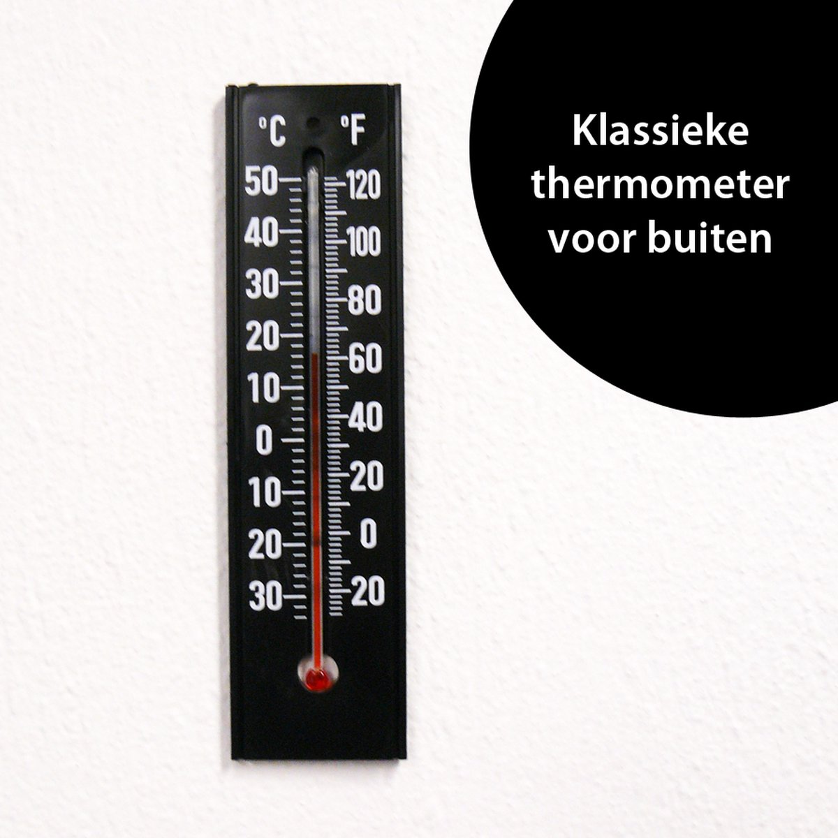 Doodadeals® Buitenthermometer Draadloos Kozijnthermometer Min Max