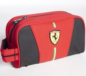Ferrari Toilettas Maranello Rood -21 x 13 x 8 cm - Zwart