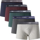 Jack & Jones Plus Size Boxershorts Heren JACOLIVER 5-Pack - Maat 6XL