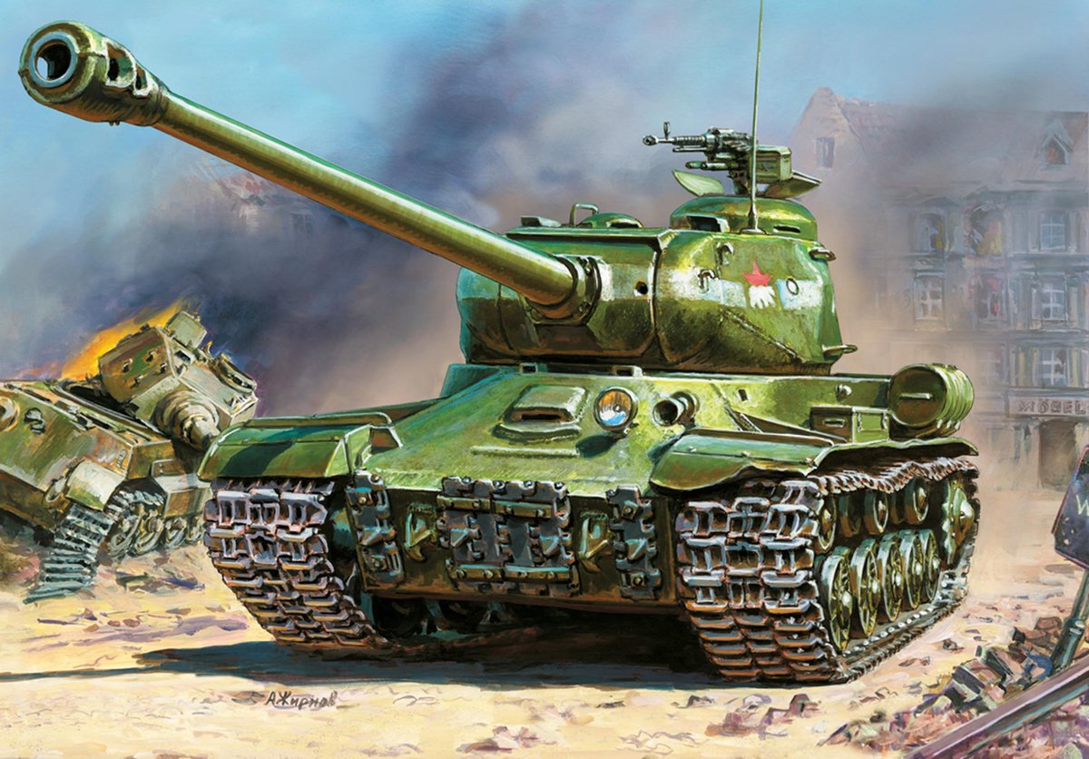 Zvezda - Is-2 Stalin (Zve6201) - modelbouwsets, hobbybouwspeelgoed voor kinderen, modelverf en accessoires