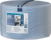 Papier Tork Adv Wiper W1 2 plis bleu 24 cm x 510 mètres - Pack 1 rouleau