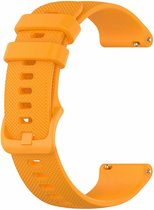 Strap-it siliconen horlogeband 18mm universeel - oranje