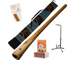 Didgeridoo Pakket 130cm – Compleet met Lesmateriaal en Accessoires