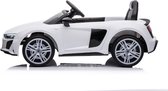 Kinderauto - Elektrische auto "Audi R8" - licentie - 12V7AH accu en motor van twee 2,4 GHz + MP3 + lederen zitje