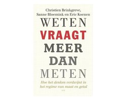 Omslag van Weten vraagt meer dan meten
