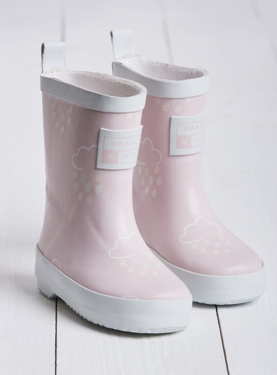 Grass & Air Colour Revealing Bottes de pluie pour femmes Bébé Pink Taille 27 (UK9)