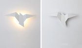 Nordse Moderne Muurlamp - Vogel Lamp - Decoratie - Slaapkamer  - Lampenkap - Spotlight Lamp - Voor woonkamer, slaapkamer, keuken, kantoor - Wit