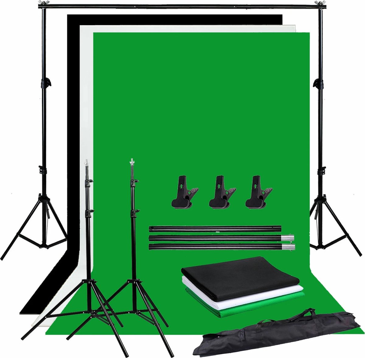 Emart photo video studio 2m x 3m adjustable background stand backdrop Emart photo video studio 2m x 3m adjustable background stand backdrop