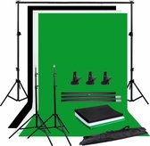 Lavazo® - Achtergrondsysteem - Green Screen - Groen Doek - Achtergronddoek Fotografie - Achtergrond Statief - Foto Studio