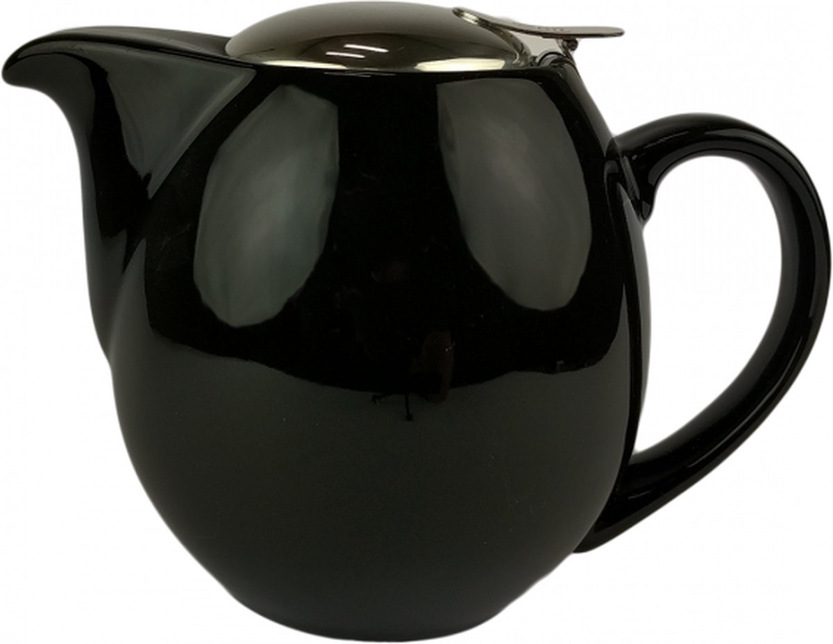 Theepot 0,9 liter Saara - Zwart