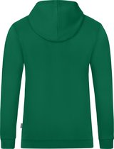 Jako Organic Sweater Met Kap Heren - Groen | Maat: S