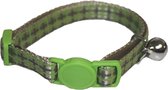 Happy Pet Kattenhalsband Little Rascals 22,5-31 Cm Groen/zilver