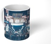 Mok - Dontonbori in de nacht - 350 ML - Beker - Uitdeelcadeautjes