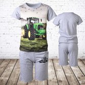 Jongens kleding set trekker grijs 773 -s&C-122/128-Complete sets