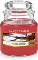 Yankee Candle Parfumée Petites Lettres Au Père Noël - 9 cm / ø 6 cm