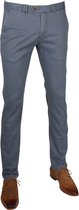 Suitable - Dante Chino Faded Indigo - Slim-fit - Chino Heren maat 94