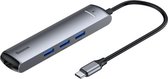Baseus  6 in 1 Hub USB-C to 3x USB 3.0 + HDMI + RJ45 + USB-C PD CAHUB-J0G