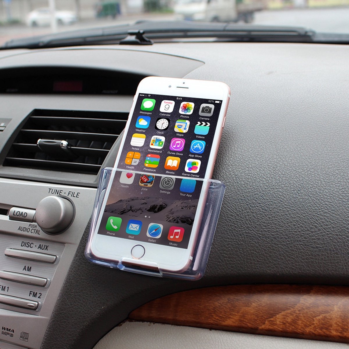 Mobigear Dashboard Telefoonhouder Auto Transparant