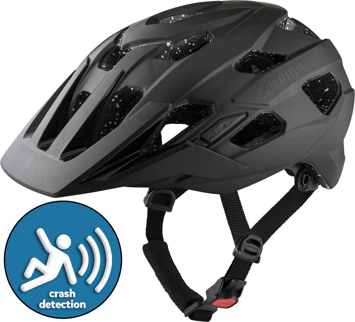 Alpina Anzana Tocsen Helmet, zwart Hoofdomtrek 57-61cm