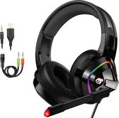 Bol.com URGOODS® Gaming Headset met Microfoon - Headset/Microfoon - Headset PS4 - Gaming headset Xbox One Nintendo Switch en PC ... aanbieding