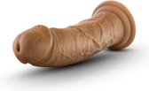 Dr Skin - Dr. Skin - Realistische Dildo Met Zuignap 20 cm - Mocha - Dildo - Vibrator - Penis - Penispomp - Extender - Buttplug - Sexy - Tril ei - Erotische - Man - Vrouw - Penis -