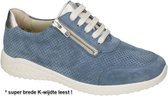 Solidus -Dames - blauw - sneakers - maat 38