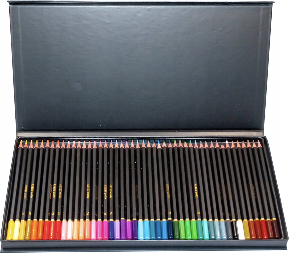 Craft Sensations 46 crayons de Crayons de couleur professionnels dans une  boîte de... | bol