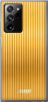 6F hoesje - geschikt voor Samsung Galaxy Note 20 Ultra -  Transparant TPU Case - Bold Gold #ffffff