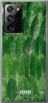 6F hoesje - geschikt voor Samsung Galaxy Note 20 Ultra -  Transparant TPU Case - Green Scales #ffffff