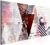 Schilderij - Geometric Background (1 Part) Narrow.