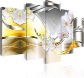 Schilderij - Flowers of future.