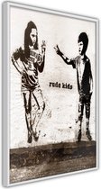 Banksy: Rude Kids.