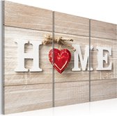 Schilderij - The Heart of the Home.