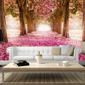 Zelfklevend fotobehang - Pink grove.