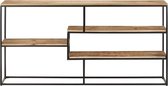 Decoways - Dressoir 150x30x75 cm ruw mangohout