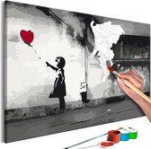 Doe-het-zelf op canvas schilderen - Fleeting Love.