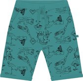 Smitten Organic - Safari all over print unisex blauw Bermuda