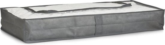 Zeller - Underbed Storage Bag, non-woven, grey - Zeller