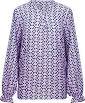 Love Print Blouse Lila