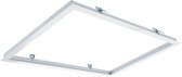 - LED paneel inbouw - 60x30cm Inbouw Framesysteem - Wit aluminium