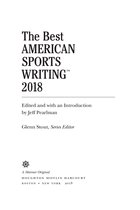 Best American - The Best American Sports Writing 2018